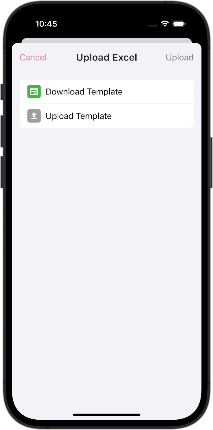 Upload a league calendar to build a season